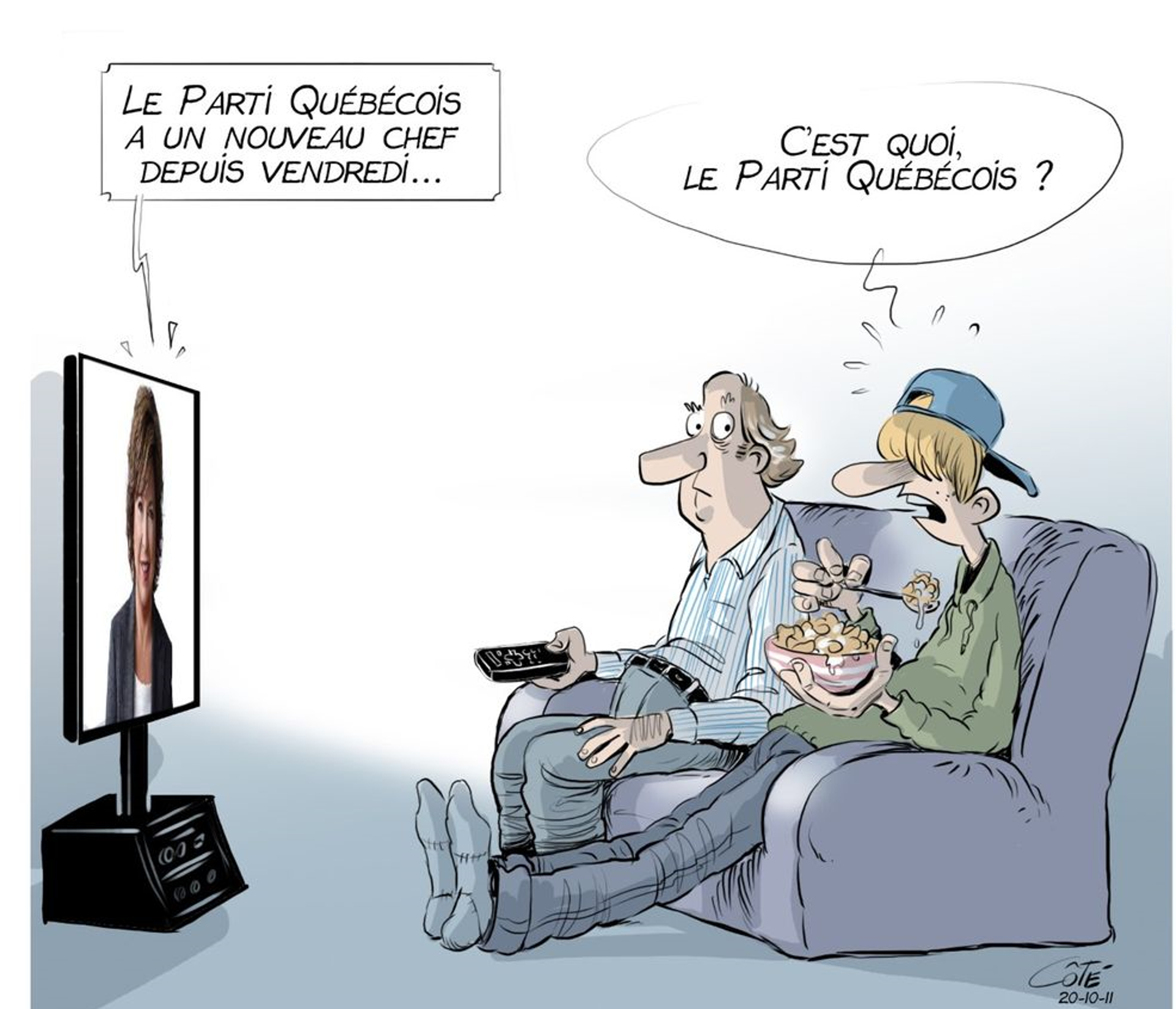 Le Parti québécois joue la carte de l'humour avant les élections, Élections Québec 2018