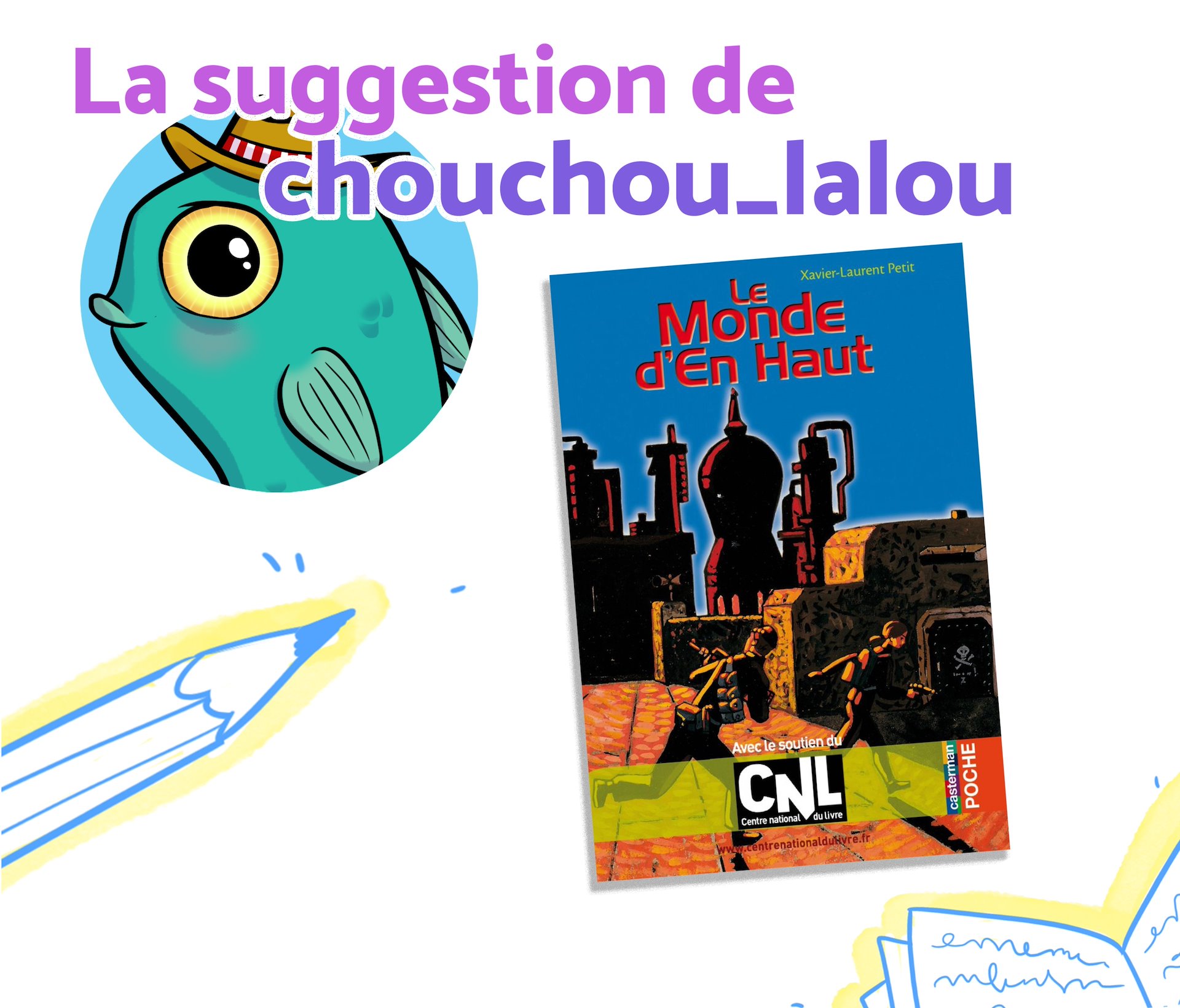 Suggestion lecture Le monde d'en haut 🌍 Suggestion lecture Le monde d'en haut 🌍