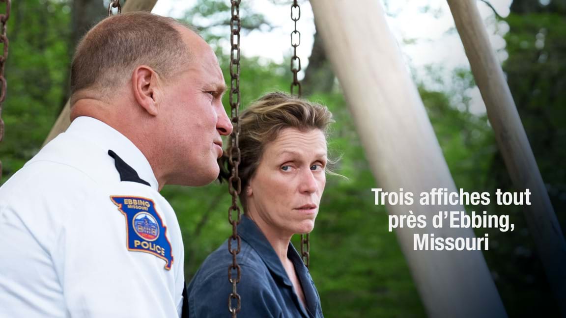 Trois affiches tout près d'Ebbing, Missouri