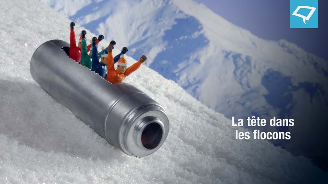 Tête dans les flocons