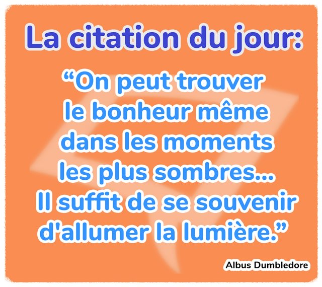 Lundi 5 Octobre Sage Citation