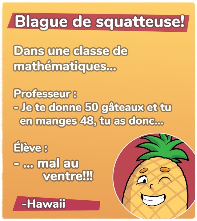 Télécharger gratuitement Images Blague De Squatteuse Squat Tele Quebec dernière salutations